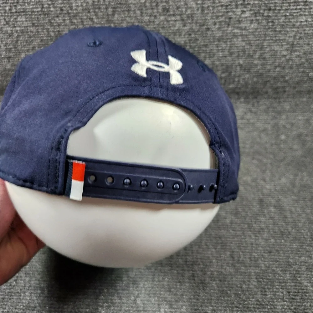 Auburn Tigers Hat Under Armour Player Team Issued Blue Snapback NCCA Adjustable‎